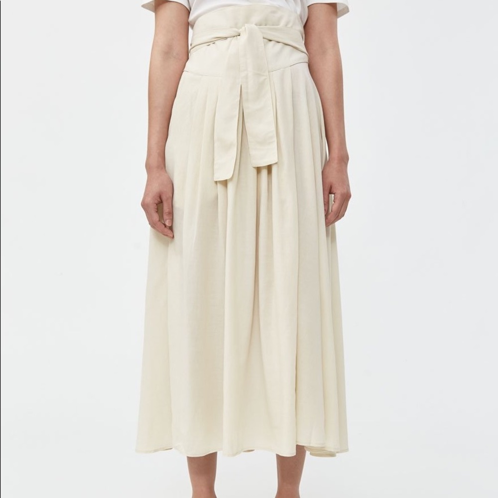 Black Crane Wrap skirt
